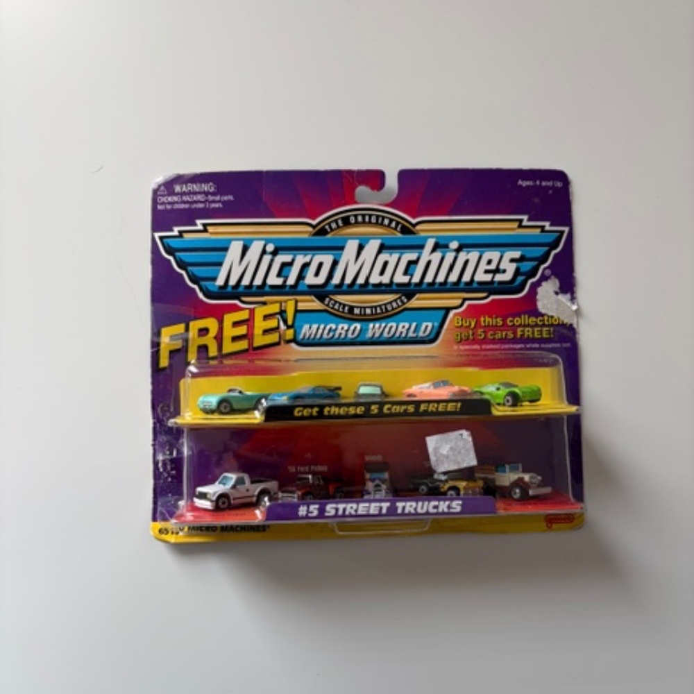 Galoob Micro Machines Micro World #5 Street Trucks 65130 Sealed Toy